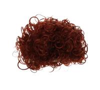 parrucca afro Accessori margine addio al nubilato per cosplay dei parrucche da costume parrucche ricci parrucche cosplay costume soffio afro fibra chimica Marrone
