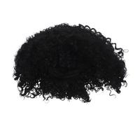Parrucca afro corta nera, parrucche afro corte e ricce, parrucca sintetica