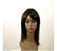 Parrucca Afro Donna 100% Capelli Naturale Mechato Nero/Ramato Koko 02/1b30