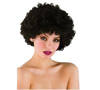Parrucca Afro Nera Divertente Per Uomini Donne Clown Accessorio Per Costume