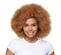 Parrucca afro: parrucca afro per donna - Decorazione sintetica per la testa,