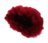 Parrucca afro riccia rossa per donna, costume da festa, parrucche corte e