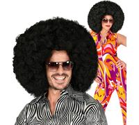 PARRUCCA AFRO SOVRADIMENSIONATA NERA
