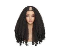Parrucca afro U Parte Parrucche ricci crespi for le donne Densità del 180%.