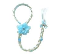 Parrucca alla fascia, fascia per la principessa per ragazza, Principesse vestire le parrucche, Colorful Long Realistic Cosplay Strumento di Styling Styling Styling Toys per l'aspetto naturale