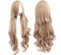 Parrucca alla moda per uso quotidiano, 1 metro, universale, capelli lunghi e ricci, 100 cm, per tutti i giorni, Harajuku, ragazza carina, 14 colori, parrucca riccia con onde grandi, colore: Jf005-17