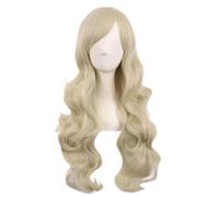 Parrucca Anime Bidimensionale Cos Parrucca Lunga Color Capelli Ricci Dorata