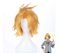 Parrucca Anime Boku no Hero Academia Kaminari Denki Cosplay My Hero Academia Parrucche sintetiche gialle per Halloween
