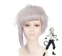 Parrucca Anime Bungo Stray Cani Nakajima Atsushi Parrucca Cosplay Costume Capelli corti Parrucche per Halloween