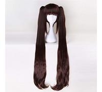 Parrucca anime Chocola Parrucca Cosplay Nekopara Donna Cioccolato Lungo Capelli sintetici Capelli sintetici Nekopara Chocolat Costume Gioca parrucche KUMZ9461