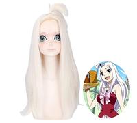 Parrucca Anime Fairy Tail Mirajane Strauss Parrucca Costume Cosplay Donna Resistente al calore Capelli sintetici Festa di Halloween Parrucchieri Gioco di ruolo PL-629