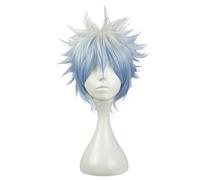 Parrucca Anime Gintama Sakata Gintoki Parrucca Cosplay Argento Soul Uomo Capelli sintetici corti Parrucche per feste di Halloween