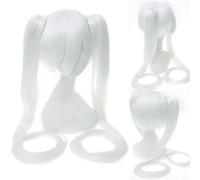 Parrucca anime Hatsune Miku Vocaloid Parrucca cosplay Black Rock Shooter Senbon Zakura Parrucche Lunghe sintetiche Chip per capelli Coda di cavallo + Cappellino parrucca DM120 13