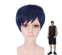 Parrucca anime Kuroko No Basuke Gakuen Aomine Daiki Cosplay Costume Pallacanestro Kuroko Parrucche corte resistenti al calore