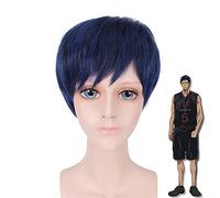 Parrucca anime Kuroko No Basuke Gakuen Aomine Daiki Cosplay Costume Pallacanestro Kuroko Parrucche corte resistenti al calore