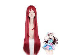Parrucca Anime LoveLive Sunshine Sakurauchi Riko Parrucca Cosplay Parrucche Love Live Aqours Parrucche lunghe per capelli sintetici per Halloween