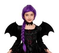 Parrucca anime - Parrucca anime antistatica, lunga treccia viola | Costume Rumii, Il cacciatore di demoni, Parrucche per costumi di ruolo, per travestimenti animee per cosplayer