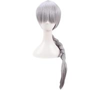 Parrucca Anime parrucca Cosplay Sophie Hatter per il castello in movimento di Howl, parrucca lunga treccia con cappuccio parrucca gratuito, per feste in Costume, spettacoli Anime, eventi Cosplay,