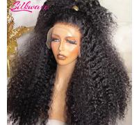 Parrucca anteriore in pizzo 13x6 HD con onda d'acqua a 250 densità Parrucca per capelli umani ricci 100% pre pizzicata 30 40 pollici Parrucche frontali a onda profonda per le donne