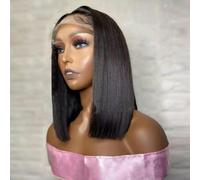 Parrucca Anteriore In Pizzo Capelli Corti Femminili Testa Bobo Capelli Corti In Pizzo Fibbia Interna Capelli Lisci Capelli Clavicola
