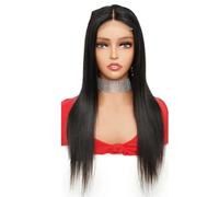 Parrucca Anteriore In Pizzo Dritto Parrucca Frontale In Pizzo Trasparente Remy Parrucca Diritta Senza Colla Sintetica Per Capelli Umani Parrucca Con Chiusura 4x4 Lace Wig 20inches#180%
