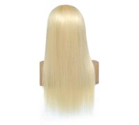 Parrucca Anteriore In Pizzo Liscia Da Donna Classica A Strati Con Frangia Capelli Lisci In Fibra Sintetica Lunghi Fino Alle Spalle 4X4 Closure Wig 34inch