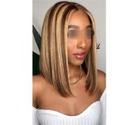 Parrucca Anteriore In Pizzo Per Capelli Corti Lisci Parrucche Per Capelli Umani Parrucche Per Capelli Umani Anteriori In Pizzo Per Donna P427 13 * 5 * 1#10inch#180%