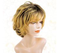 Parrucca anteriore pizzo Gabor capelli ondulati festa perOnda corta Curly