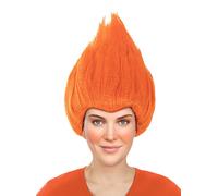 Parrucca arancione - Trolls (Ufficiale Universal Pictures) Funidelia