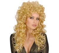 Parrucca "Attractive" Riccia Lunga Bionda per Donna Adulta