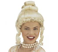 Parrucca Barocca "Contessa Jolanda", Bionda, Donna Adulta, in scatola