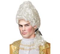 BigBuy Carnival Parrucca bianca