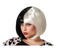 Parrucca Bianco Nero - Marca: BigBuy Carnival - EAN: 8422259802341