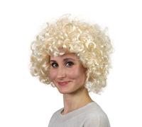 Parrucca bionda con capelli ricci