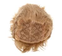 Parrucca bionda corta da uomo: parrucca corta realistica da uomo - Capelli