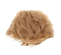 Parrucca bionda da uomo: parrucca corta a strati da uomo - capelli sintetici