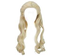 Parrucca Bionda Dorata - Realistico Accessorio Di Capelli Falsi - Parrucche Cosplay E Festa Per Halloween - Per Festa In Costumi Session Fotografici Performance Scenica Comic Gioco Di Ruolo Quotidiano
