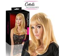 Parrucca Bionda Lisca Lunga Cottelli Collection Artificial Blonde Hair Long Wig