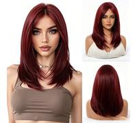 Parrucca Bionda Medio-lunga - Cosplay E Uso Quotidiano Capelli Sintetici A Cuffia Intera, Stile Halloween Adatti A Tutte Le Forme Del Viso Tonalità Della Pelle(B)