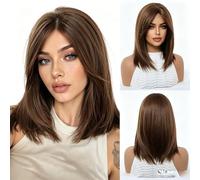 Parrucca Bionda Medio-lunga - Cosplay E Uso Quotidiano Capelli Sintetici A Cuffia Intera, Stile Halloween Adatti A Tutte Le Forme Del Viso Tonalità Della Pelle(I)