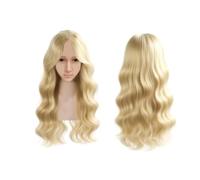 Parrucca Bionda Parrucca Donna Carnevale, 27’’ Parrucca Riccia Donna Barbie Bambina per Il Matrimonio Del Cosplay Di Festa Dell'Uso Quotidiano