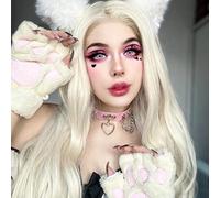 Parrucca bionda platino parrucca bianca con pizzo frontale per donne parrucca lunga ondulata pre pizzicata attaccatura dei capelli sciolta onda senza colla parrucca in pizzo sintetico ad alta