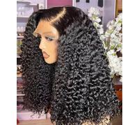 Parrucca Bob Glueless Da Donna 13X4 Parrucca Con Capelli Umani Ricci Onda Profonda Parrucca Frontale In Pizzo HD 13X6 250 12in#13x4 HD Lace