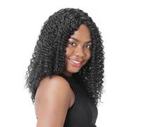 Parrucca bouffant lunga a punto medio da 1 pezzo Parrucche per capelli afro