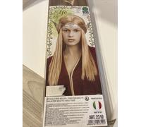 PARRUCCA LORD CAVALIERE GRIGI CARNEVALE COSPLAY PARTY MASCHERA CONTE DUCA CASTEL