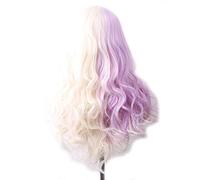 Parrucca Capelli Ondulati Parrucca Sintetica Parrucche Lunghe Blu Per Cosplay Per Donne Colorate Rosso Rosa Biondo Viola Marrone Verde Nero Borgogna Grigio Parrucche Per Donne (16 28 Pollici)