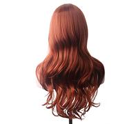 Parrucca Capelli Ondulati Parrucca Sintetica Parrucche Lunghe Blu Per Cosplay Per Donne Colorate Rosso Rosa Biondo Viola Marrone Verde Nero Borgogna Parrucche Grigie Per Donne (#530 28 Pollici)