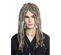 Parrucca Carnevale Uomo Donna Rasta Dreadlocks Biondo Mix Hippie CW-015