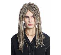 Parrucca Carnevale Uomo Donna Rasta Dreadlocks Biondo Mix Hippie CW-015