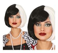 PARRUCCA CASCHETTO BIANCA/NERA IN SCATOLA